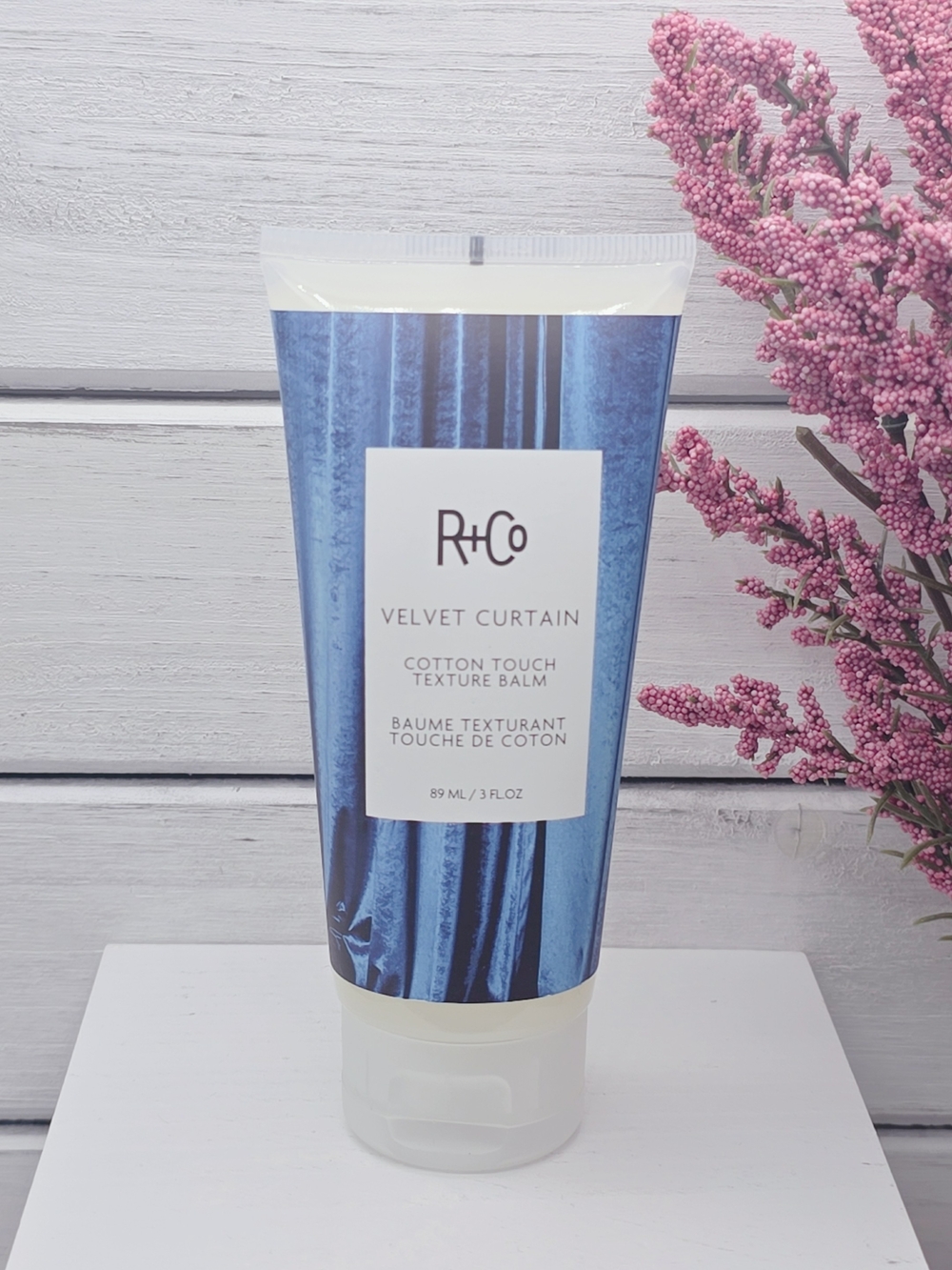 R+Co Velvet Curtain Cotton Touch Texture Balm